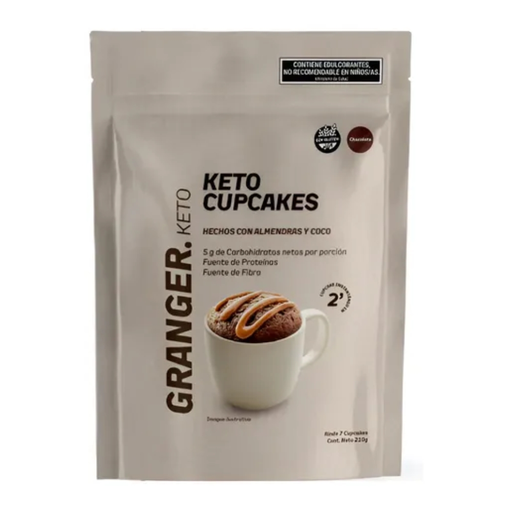 12000 (1) Granger Keto Cupcakes 210g | Sin Azúcar y Sin Gluten - Imagen 1