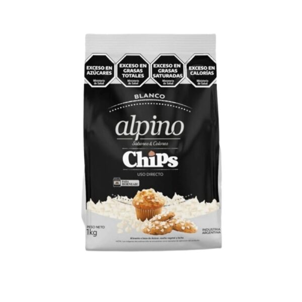 Chocolate En Chips Para Hornear Alpino Lodiser Bolsa 1k - Imagen 3