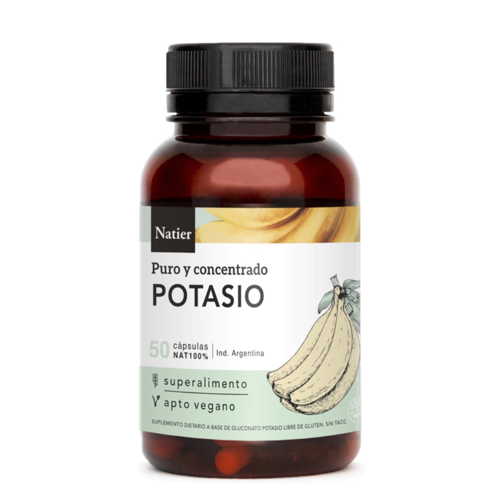 20600 (1) Potasio Puro y Concentrado Natier 50 Capsulas - Imagen 1