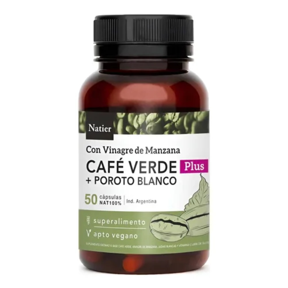 22000 Café Verde Plus - Adelgazante x 50 capsulas Natier - Imagen 1