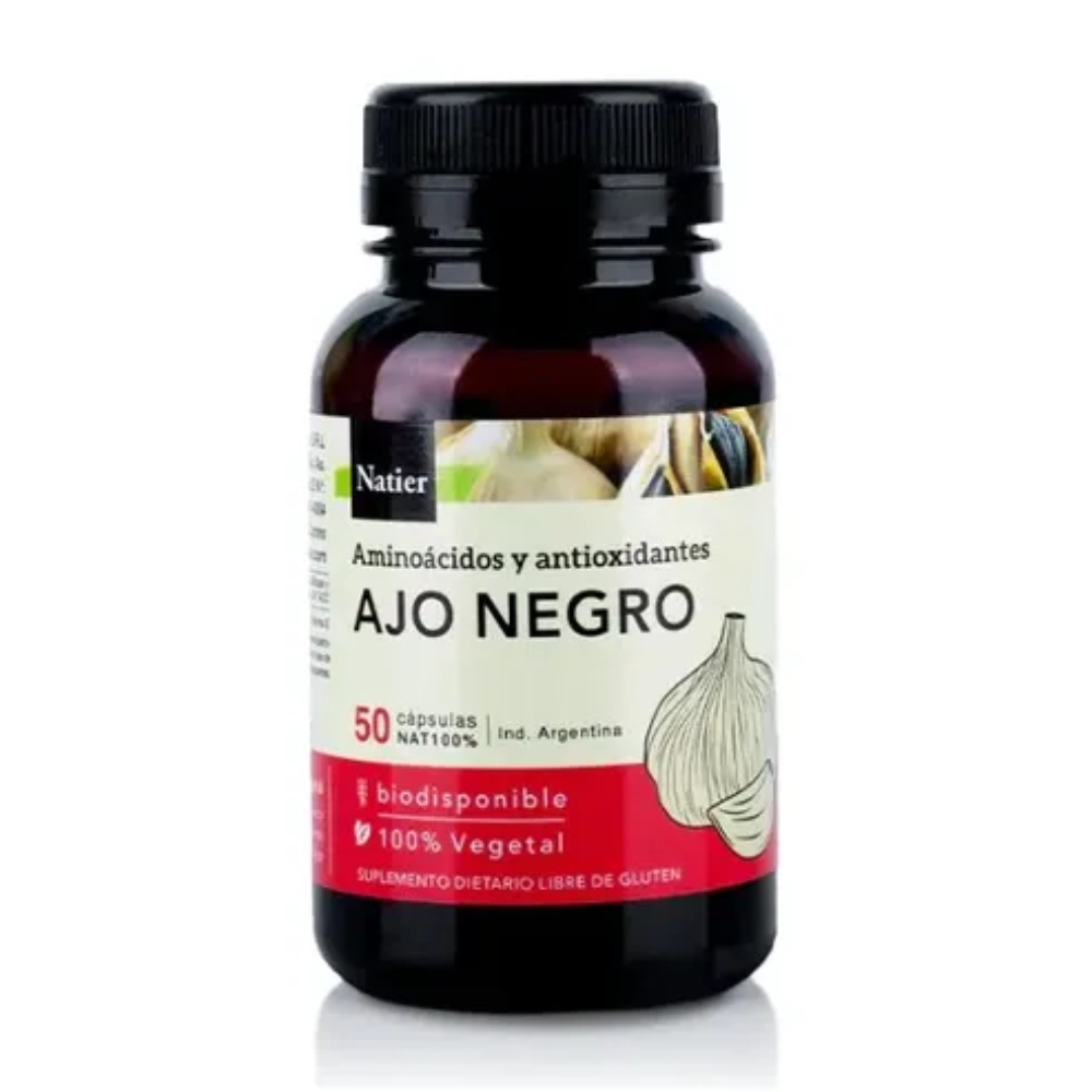22300 Ajo Negro Natier x 50 capsulas SIN TACC - Imagen 1