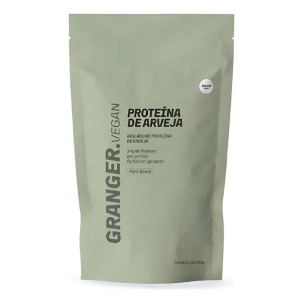 23500 Proteina Arveja Granger Vegano Crecimiento Muscular 453 Gr - Imagen 1