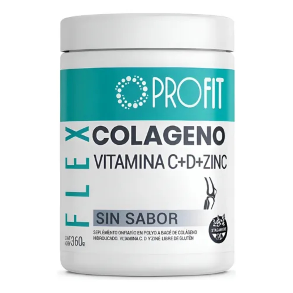 29500 Colágeno Hidrolizado Flex + Vit. C, D Y Zinc-sin Azúcar-360g Sin Sabor - Imagen 1