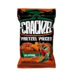 Crackzel Pretzel Pieces Jalapeño 85gr