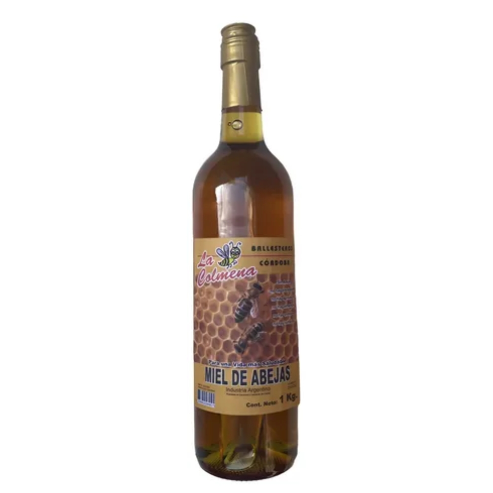 3800 (9) Miel Liquida x Botella La Colmena - Imagen 1