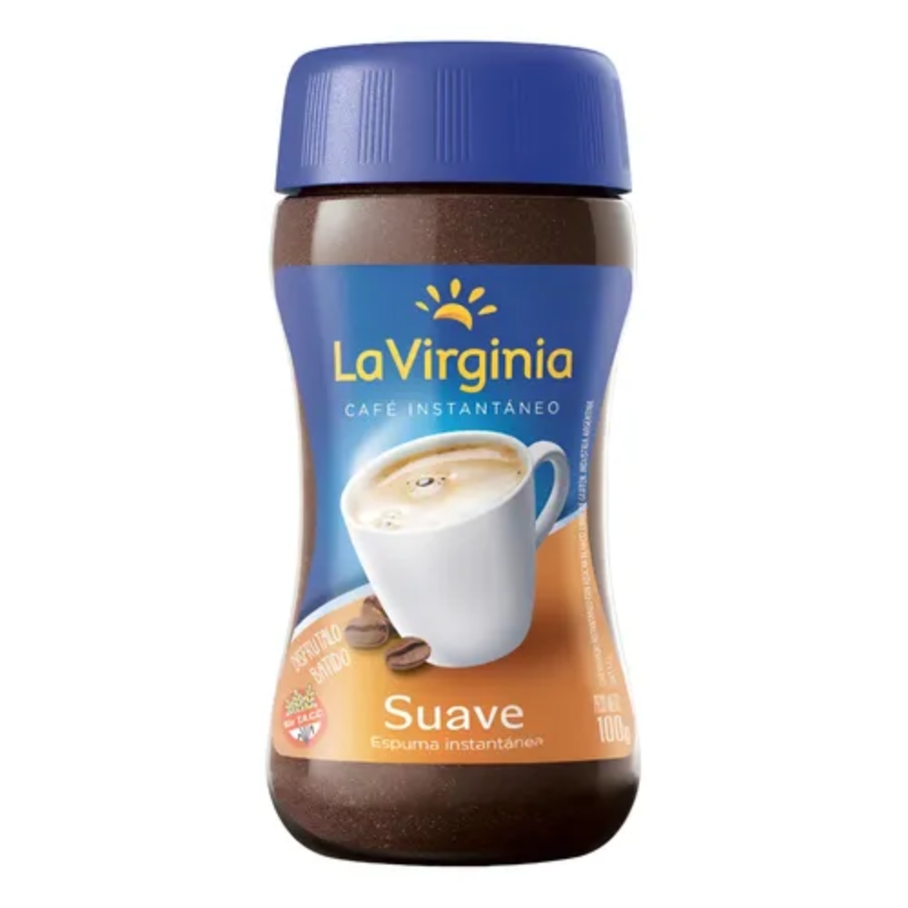 5000 (1) La Virginia Cafe Instantaneo Suave Sin Tacc X 100 Gr - Imagen 1