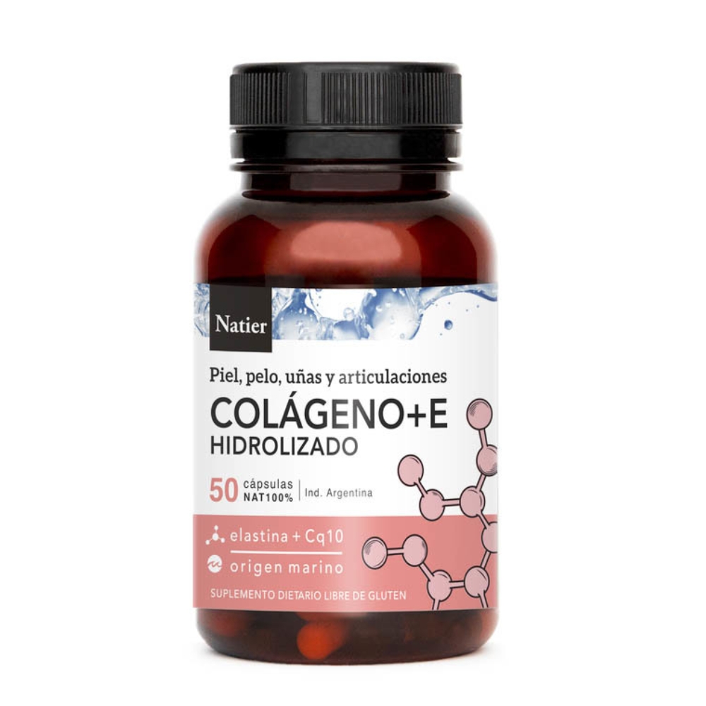 52000 Colageno+ CoQ10 + Vitamina E X 50 capsulas Natier - Imagen 1