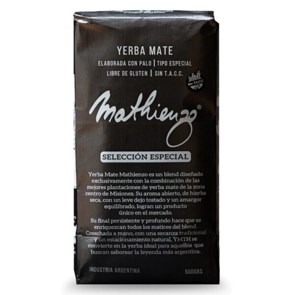 Mathienzo Yerba Mate Elaborada con Palo 500gr - Imagen 2