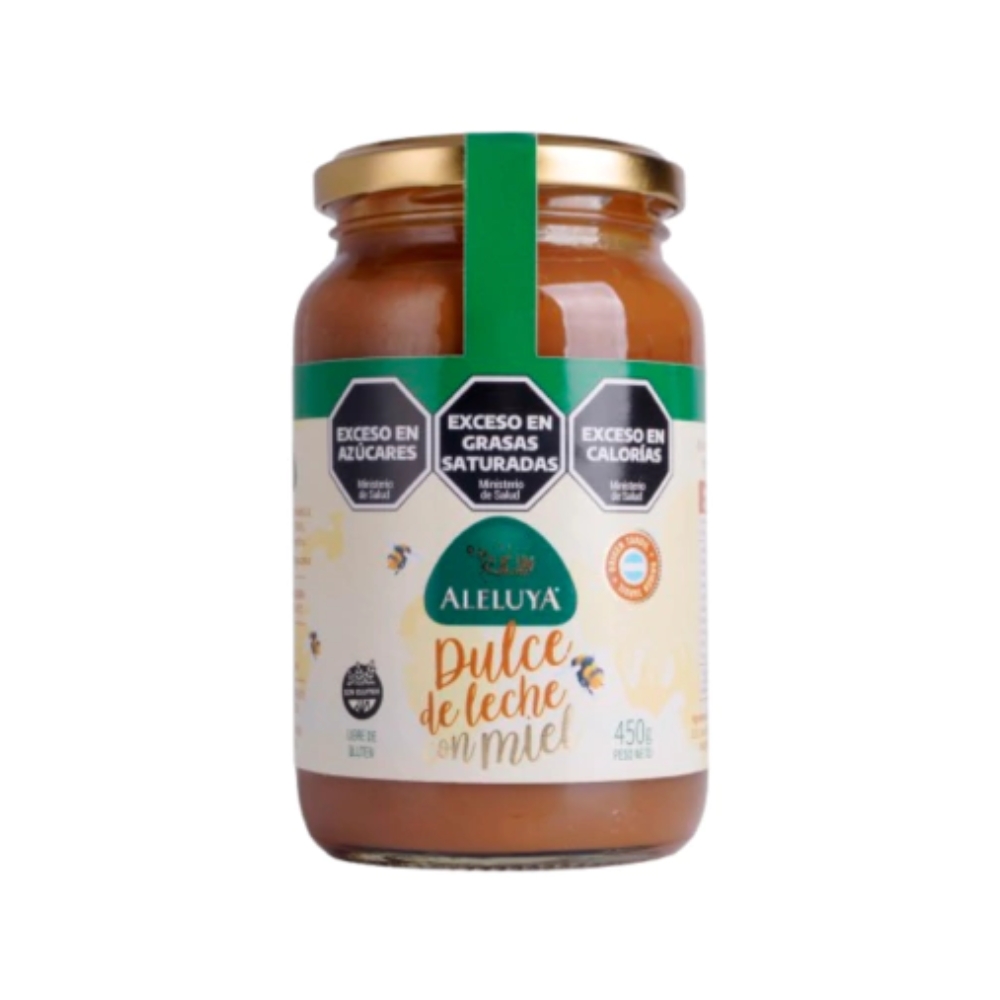 9000 Dulce de Leche con Miel x 450g - Aleluya - Imagen 1