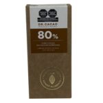 Chocolate Dr Cacao 80% Sin Azúcar-vegano-sin Tacc