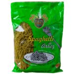 Spaghetti de Arroz con Espinaca Party