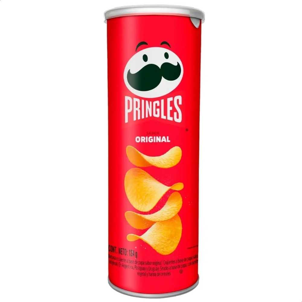 Pringles originales Papas Fritas Pringles Tubo 104g Sabor Original - Imagen 1