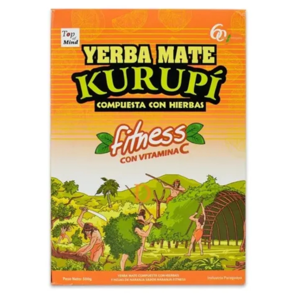 dsawqdsa (16) Yerba Mate Kurupi Fitness 500g - Imagen 1