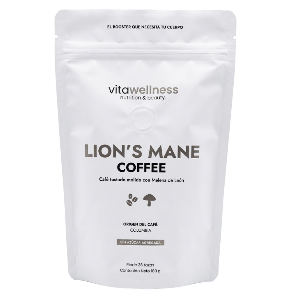 dsawqdsa (20) Cafe Tostado Con Melena De Leon X 180 G Vitawellness - Imagen 1