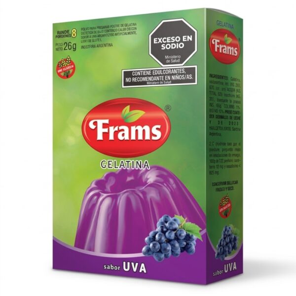 Gelatinas Frams Sin Azucar 26gr - Imagen 4