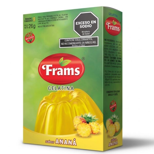 Gelatinas Frams Sin Azucar 26gr - Imagen 3